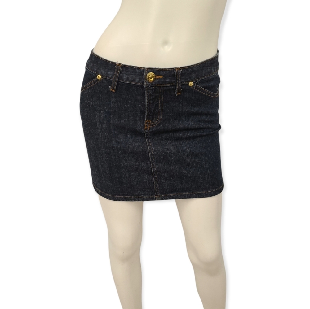 Mini Jean Skirt Eleven By Venus Williams  size 2 waist 14 length 32